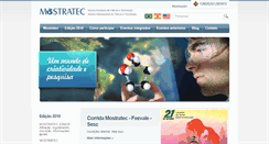 Desktop Screenshot of mostratec.com.br