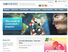 Tablet Screenshot of mostratec.com.br